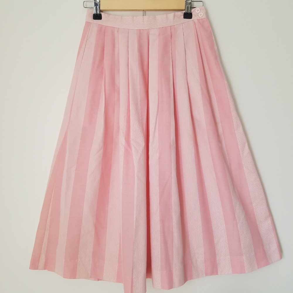 Vintage pink midi skirt